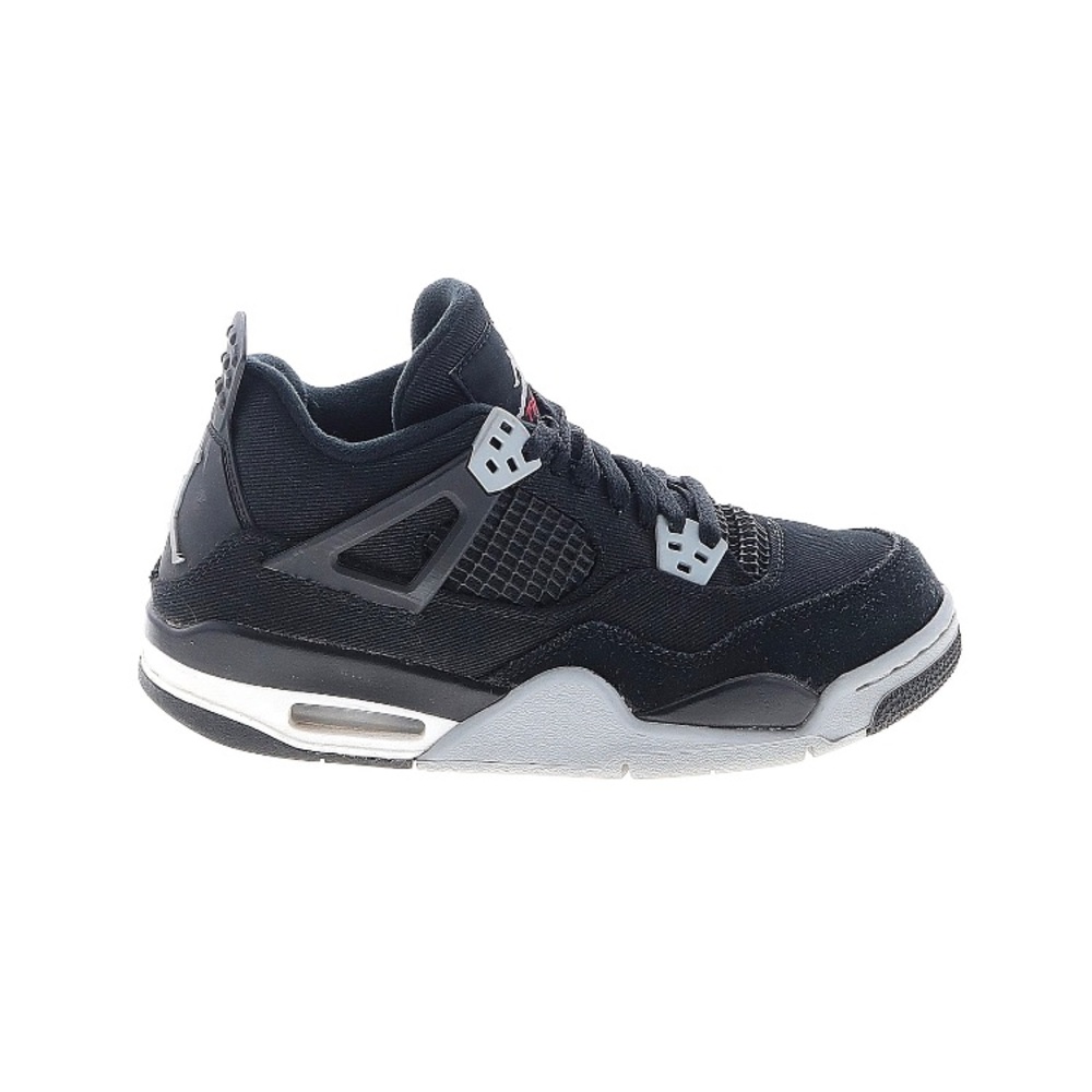 Jordan retro 4 canvas Black and Gray